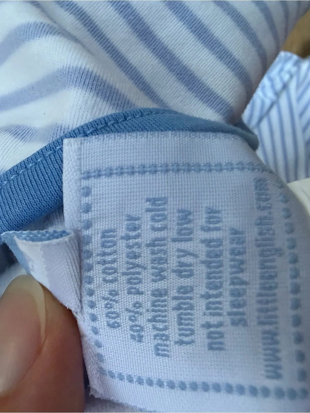 Little English Blue & White Striped Hooded Swim Poncho Popover Pool Beach